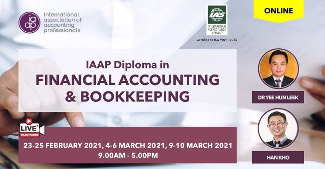 IAAP Diploma in Financial Accounting & Bookkeeping