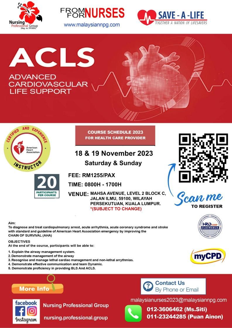 ADVANCED CARDIAC LIFE SUPPORT ( ACLS)