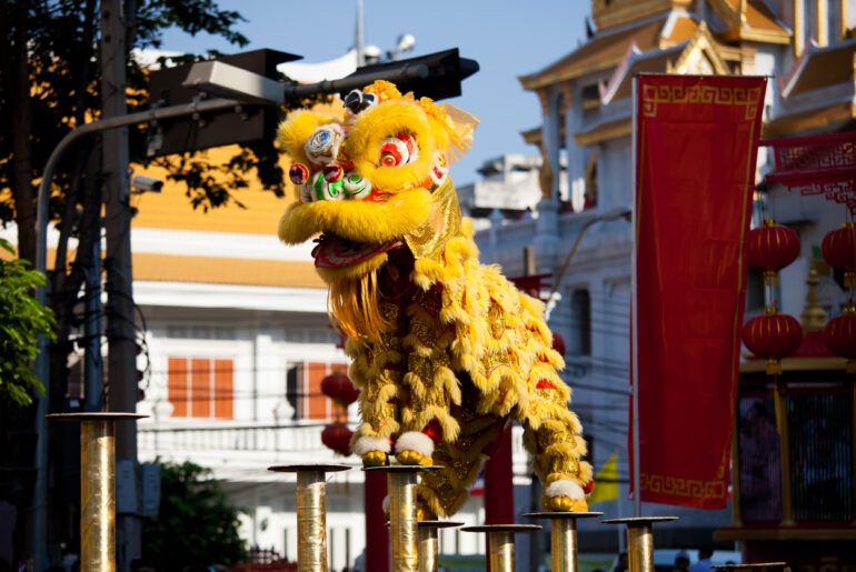 2024 CNY Lion dance performance